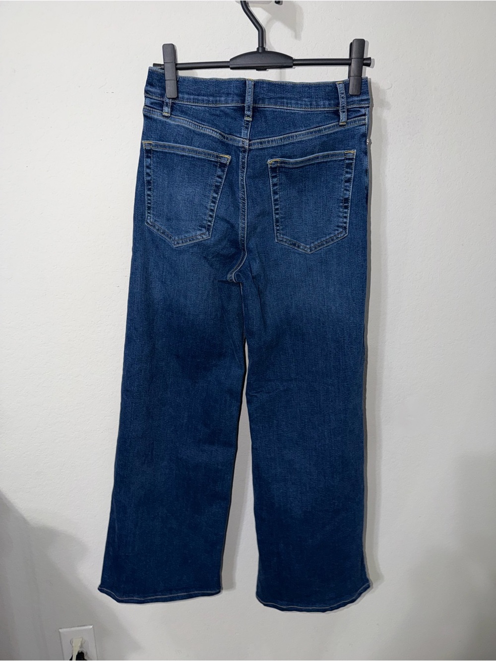 FRAME Le Slim Palazzo High Rise Wide Leg Jeans Medium Wash Size 28 - Picture 3 of 10